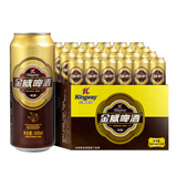 雪花啤酒（Snowbeer）金威纯酿8度500ml*24听大规格 京东自营