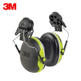 3M X4P3 挂安全帽式耳罩工地工作用非导电式防噪音降噪声工业防护搭配安全帽使用1副装