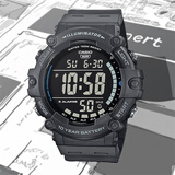 卡西欧（CASIO）日本复古运动大表盘潮流防水腕表AE-1500WH-8B/1A WHX-1A 电子表 AE-1500WH-8B