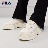 FILA 斐乐官方帆布鞋女鞋LAVA胖胖底厚增高鞋春夏板鞋休闲小白鞋