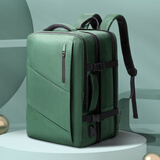 VICTORIATOURIST双肩包男大容量旅行背包可扩容商务17.3英寸电脑包V9012绿色