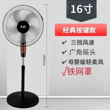 XLDNKE16寸电风扇电器风扇家用落地式立式静音定时落地扇风力节能舍 先科16寸电风扇