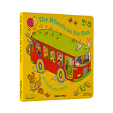 预售 廖彩杏书单推荐第一周 英文原版 Child's Play纸板洞洞书 The Wheels on the Bus 巴士轮 启蒙早教