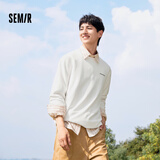 森马（Semir）长袖T恤男冬季发热打底衫基础百搭字母印花休闲上衣101724101102