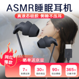 闻昔（WINSS） 睡眠耳机有线asmr入耳式睡觉助眠不压伤耳硅胶隔音降噪蓝牙3.5type-c口适专用安卓华为小米等手机 M2Type-c【双层液态硅胶】深空灰