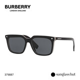 BURBERRY博柏利简约眼镜男太阳镜墨镜0BE4337F 379887深灰色镜片