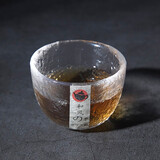 和风四季 玻璃品茗杯耐热茶杯个人杯主人杯茶具功夫茶杯一口杯锤目纹杯子 （S款）树纹品茗杯（45ml）