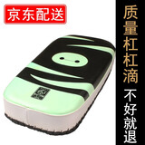 龙动力散打全仿皮脚靶跆拳道方靶空手道拳击手靶挡板用品专业训练脚靶 加强型脚靶（0012）