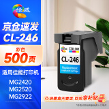 绘威CL-246墨盒彩色 适用佳能MG2520 MG2522 MG3022 IP2820 MG2920 MG2922 TS3120 MX492 MG2525打印机墨盒