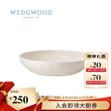WEDGWOOD威基伍德 欢愉假日 饭碗 陶瓷 家用陶瓷碗餐碗汤碗 22cm 象牙白