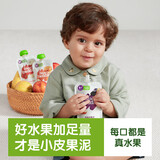 小皮（Little Freddie）10口味婴儿水果泥100g*20袋 欧洲进口宝宝辅食泥西梅泥组合装6月+