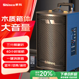 新科（Shinco）广场舞音响户外拉杆音箱大功率家用K歌蓝牙移动大音量扩音无线话筒摆摊低音炮 8吋无咪