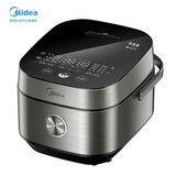 美的（Midea）赤炎臻香电饭煲家用立体IH加热钛金鼎釜煮饭锅多功能智能电饭锅 DHZ4001XM【WIFI智联 银灰色】 4L