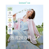 茵曼莱赛尔天丝女装轻薄衬衫2025夏季新品衬衣上衣 新升级-丁香粉 M