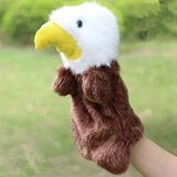 JIMITU幼儿园十二生肖手偶玩具 动物手套手玩偶手指玩偶卡通毛绒娃娃 老鹰