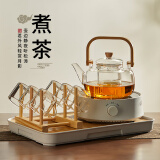 忆壶茶（YIHUTEA）电陶炉煮茶器电茶炉煮茶烧水壶 家用泡茶壶玻璃低噪煮茶炉 