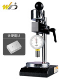 韦度（WD）邵氏硬度计LX-A型橡胶硅胶C泡沫D塑料高精度手持硬度测试仪支架 【橡胶套装】A型双针支架硬度块