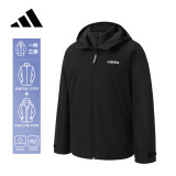 阿迪达斯 （adidas）男女同款连帽三合一运动休闲羽绒马甲防风防寒外套夹克 S