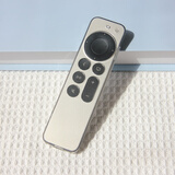 真套适用appletv遥控套tv6苹果遥控器保护套新款tv7 4k防尘罩软壳TPU 透黑壳（无遥控）