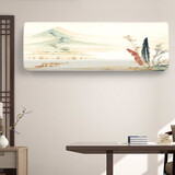 家工场 空调罩防尘罩挂机格力美的海尔奥克斯空调套保护罩挂式空调通用 远山黛 【全包】1.5P（84-93.5cm适用）