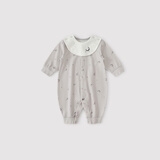 巴厘小猪（BALIPIG）宝宝秋季连体衣外出服冬季加厚保暖新生儿哈衣婴儿衣服秋冬新款 【紫】梦幻月空 73cm