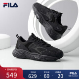 FILA 斐乐男鞋老爹鞋火星鞋复古跑鞋秋季时尚休闲运动鞋 黑-F52M232105FBK 40