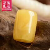 彩荷原矿琥珀蜜蜡散珠圆珠桶珠佛头隔片隔珠手链diy配件星月配饰 蜜蜡桶珠10*13mm/颗