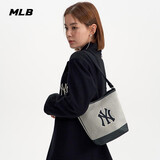 美职棒（MLB）旗舰官网包包女包男女款手提包情侣水桶包斜挎单肩包生日礼物 纽约洋基队/黑色 F