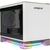 迎广（IN WIN）A1 Lite 白色 ITX电脑机箱 迷你桌面型（支持ITX主板 120水冷 可适配显卡 配ARGB风扇及灯带）