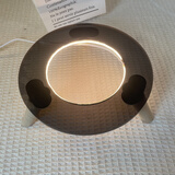 森拓思 哈曼卡顿音响支架Harmankardon琉璃2/3代水晶4代胡桃实木桌面款避震加厚防滑家用支撑架 黑色托盘+榉木脚【带灯】