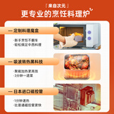 帝而（Dual） 迷你微波炉家用小型二次元mini小号尺寸一人专用烹饪料理微波料理炉20L  浅紫色