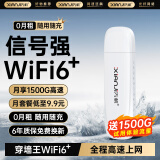 先机（XIANJI） 【送1500G流量】随身wifi6免插卡无线移动随行无限流量车载无线上网卡 AR三网WiFi6+*六核六天线【智享套餐】