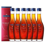 马爹利正品行货 VSOP干邑白兰地名士蓝带鼎盛 法国原装进口洋酒节日送礼 名士小酒版 50mL 6瓶