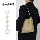 匠心手工坊适用coach水桶包延长链蔻驰包包肩带加长改造链条配件 15CM 