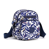 手机包女斜挎迷你小包包零钱包放装钥匙新款夏天尼龙帆布单肩小包 太阳花