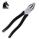 KEIBA 日本进口钢丝钳电工钳老虎钳平咀钳子 马牌P-106 6英寸