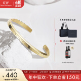 丹尼尔惠灵顿（DanielWellington）DW手镯男时尚金色开口手镯生日礼物送男友DW00400074