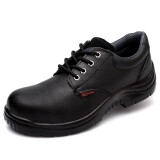 强人劳保鞋 JY6008 际华3515LA认证6KV电绝缘功能防护安全鞋男女电工鞋 黑色 43码