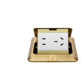 西门子（SIEMENS）地插 五孔电源地插地板隐藏式地面插座 不带线隐藏专用 弹起式(铜)五孔地插