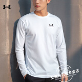 安德玛（Under Armour）官网男装 24夏季新款运动服健身跑步训练服舒适透气圆领休闲长袖 宽松舒适/干爽透气/店长主推 L【175】