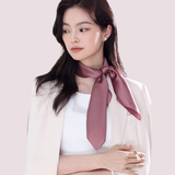 杭丝路真丝丝巾女桑蚕丝围巾中方巾领巾生日送女友妈妈高档中秋节礼物