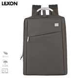 乐上（LEXON）双肩包14英寸简约背包书包商务通勤男电脑包旅行包抗菌内里暖灰色