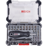 【8成新】博世（BOSCH）精密螺丝批头标准批头混合套装43支装（带批头手柄和柔性延长杆）  