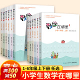 2024数学在哪里1-6年级上册下册修订版 小学数学阅读全彩印刷 思维训练趣味数学故事儿童益智力开发课外阅读训练辅导书 数学在哪里三年级上册