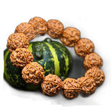 谈一檀文玩五瓣爆肉金刚菩提子手串男女款念珠佛珠手串手链绕指盘 新手练习约19mm*13颗