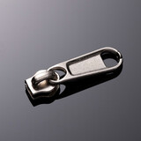 长科加厚拉链头配件背包替换拉链扣书包行李箱包包被罩专用尼龙拉锁头 5号银色拉头 5个