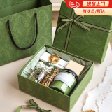 赟娅香薰蜡烛摆件礼盒装伴手礼送男女朋友闺蜜高级生日七夕情人节礼物 蓝风铃蜡烛礼盒
