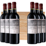 拉菲（LAFITE）凯萨天堂古堡珍酿源自拉菲罗斯柴尔德波尔多红葡萄酒 750ml*6 木箱装