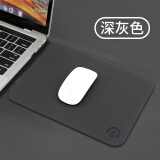 镭拓（Rantopad）G1 硬质皮革游戏防水鼠标垫  商务办公电脑鼠标垫 桌面垫 深灰色
