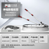 质造日本质造修剪树枝剪刀果树剪大力剪园林粗枝剪强力剪花枝园艺工具 (可伸缩)加大号强力剪